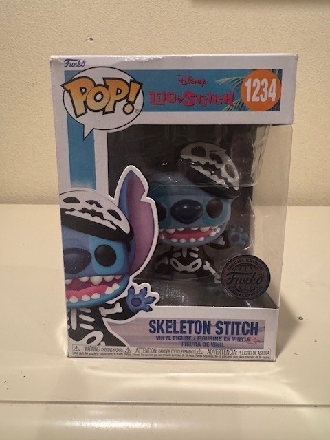 Funko Pop! Vinyl: Disney - Skeleton Stitch #1234 Funko Special Edition