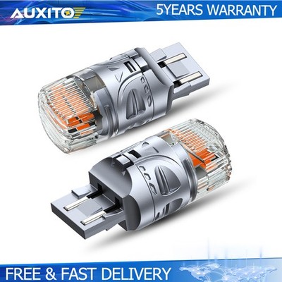 AUTOONE Amber 7443/7440 7441 LED Front Turn Signal Light Bulbs No Hyper Flash