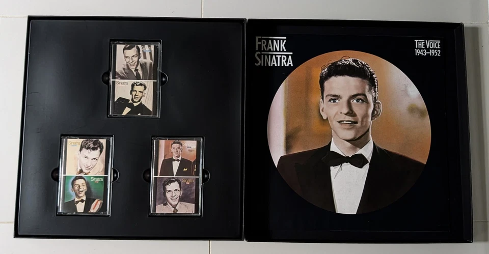 FRANK SINATRA "The Voice Columbia Years 1943-1952", X3 cassettes 1986 Box Set NM - Image 2 of 4