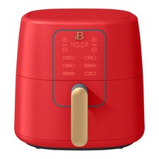6 Qt Air Fryer w/ Turbocrisp Technology Evergood Ceramic Nonstick Tomato Red
