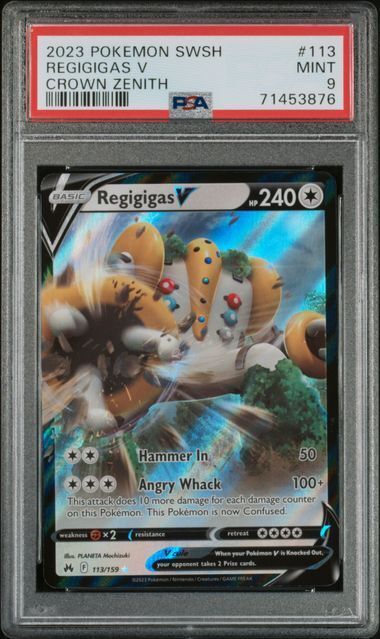 Pokemon - Regigigas V 113/159 - Crown Zenith - Ultra Rare Card