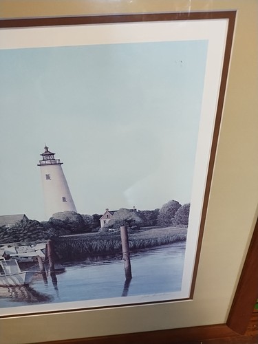 JOHN Furches "Early Morning on Ocracoke" Signed Vintage Lithograph Framed Ltd # - Picture 7 of 15