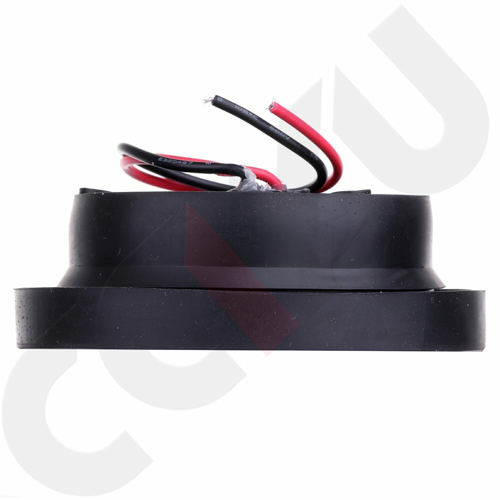 CCIYU 4 LED Round Side Marker Clearance Light Kit - 2 Red & 2 Amber - 12V