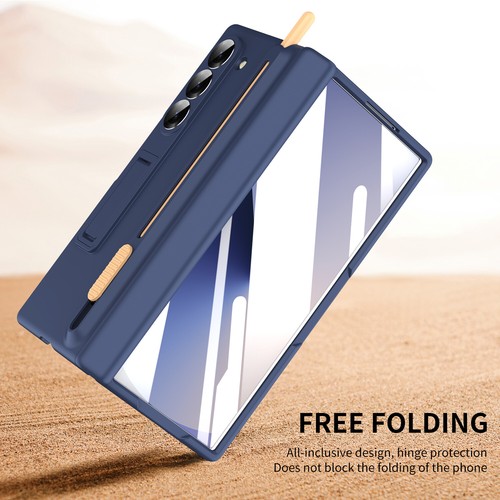 For Samsung Z Fold 7 6 5 4 3 Stylus Pen Holder Case+Stand Hinge Screen Protector - Picture 26 of 32