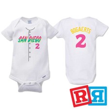 Xander Bogaerts Padres City Connect Baseball Gerber Baby Onesie® Bodysuit