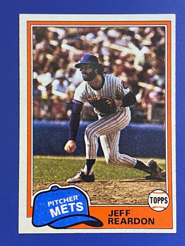 ⚾ 1981 Topps Baseball Base Card Rookie #456 Jeff REARDON ⚾