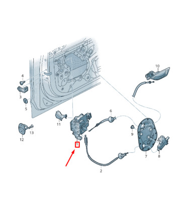 NEW AUDI Q8 4MN FRONT RIGHT DOOR LOCK RHD 4K2837016L ORIGINAL | eBay 