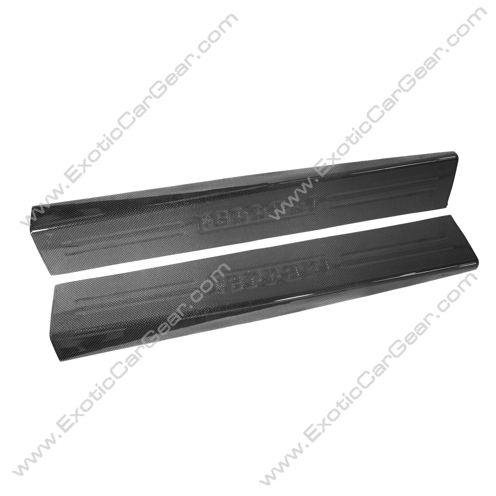 Ferrari 812 Carbon Fiber Door Sills With Embossed "Ferrari" Script 