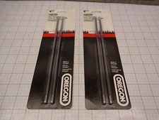 Oregon 40458 Chain Saw Sharpening File 7/32" Chainsaw  Set of 4 Files