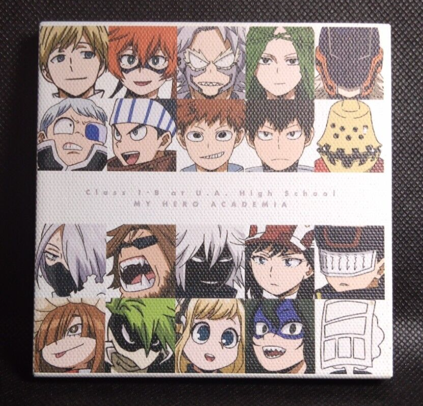 Class 1-B My Hero Academia Ichiban Kuji Mini Canvas Art Print