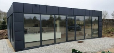 Bürocontainer - Ferienhaus 9x6 $ Wohncontainer #tiny house $ Lieferung gratis!!