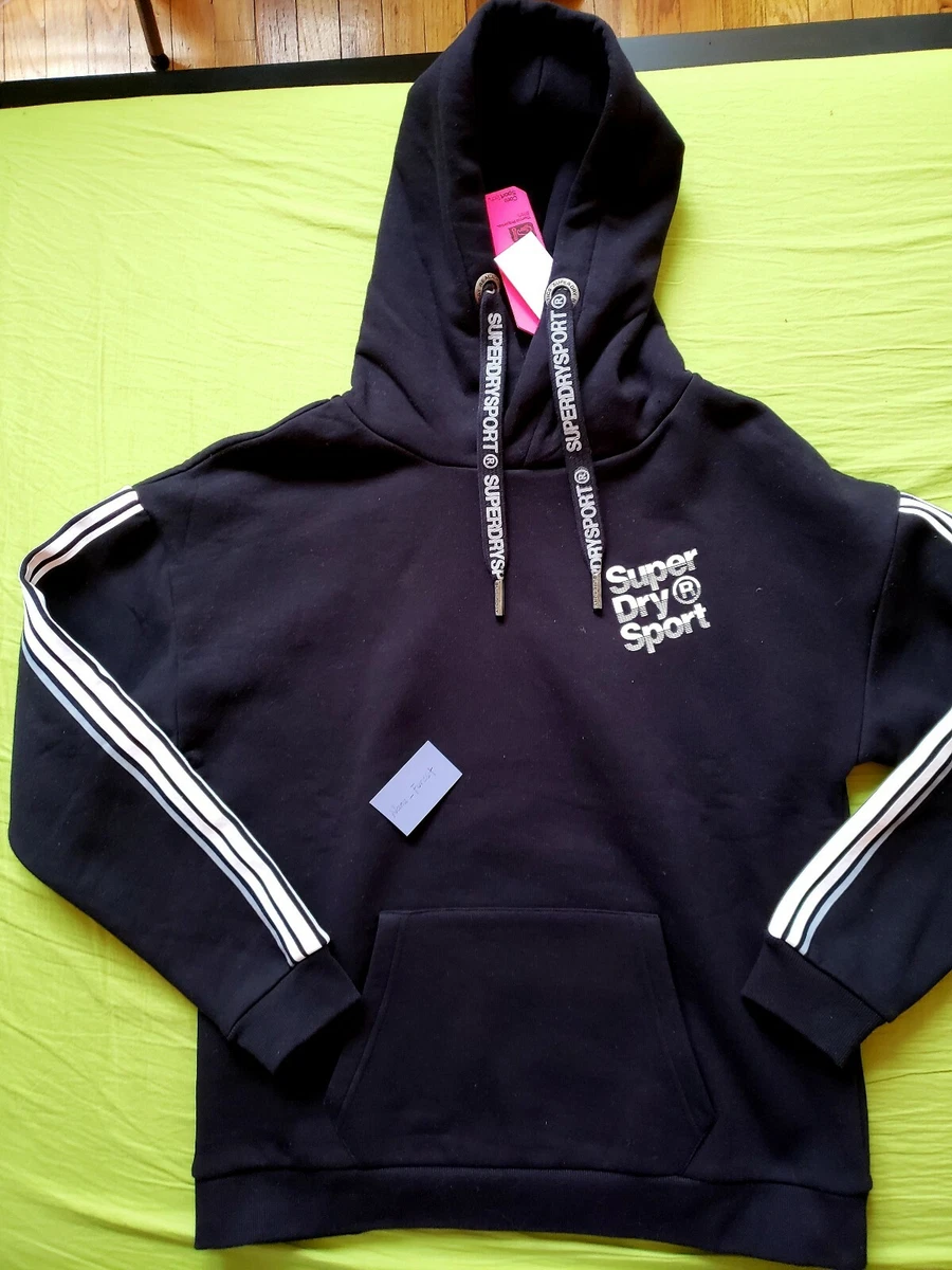Black and gold superdry hoodie sales