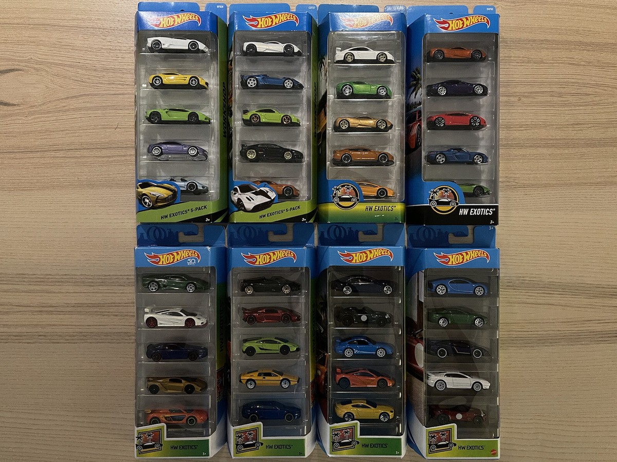 Hot Wheels HW Exotics 5 Pack ULTIMATE COLLECTION Super Rare 2014