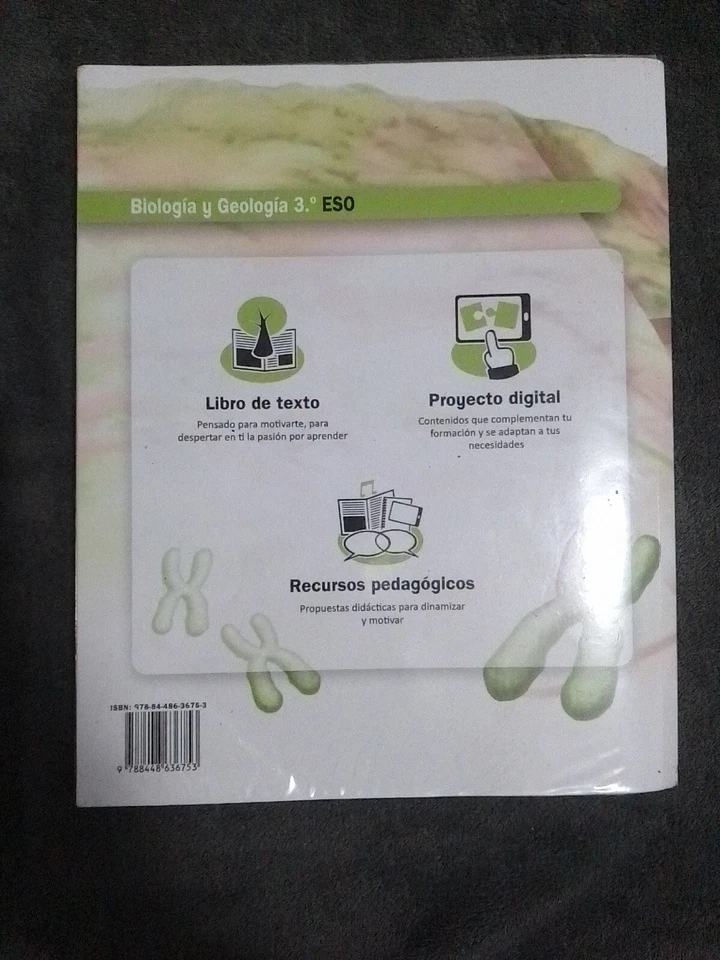 Libro Biología y geología MC Graw Hill 3 ESO - Imagen 2 de 4