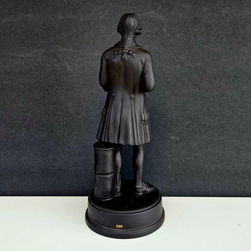 Vintage Wedgwood Josiah Wedgwood Black Basalt Jasperware Figurine - Picture 4 of 9