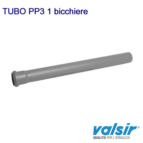 VALSIR PP3 TUBO-RACCORDI diametro 40 SCARICO FOGNA A INNESTO - Foto 13 di 25
