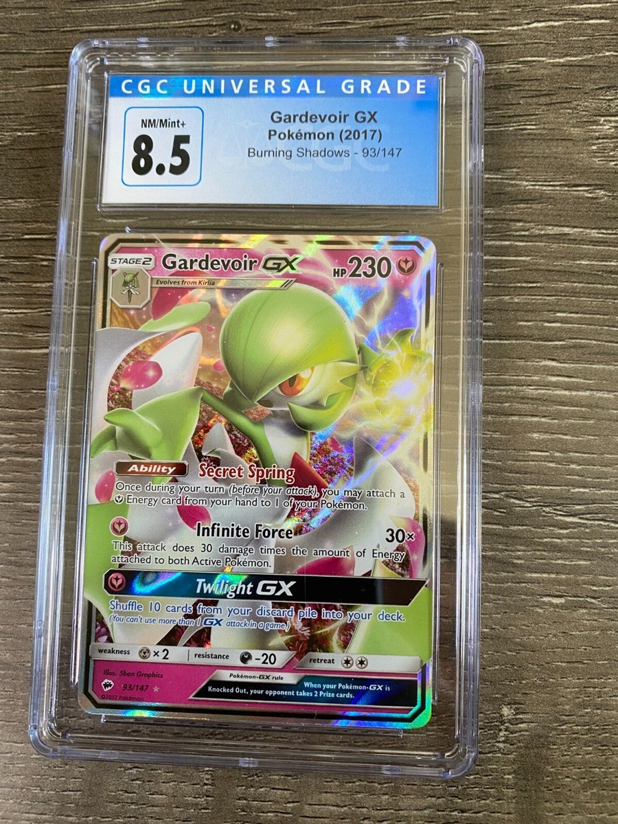 Gardevoir GX Pokemon (2017) Burning Shadows - 93/147 CGC NM/Mint