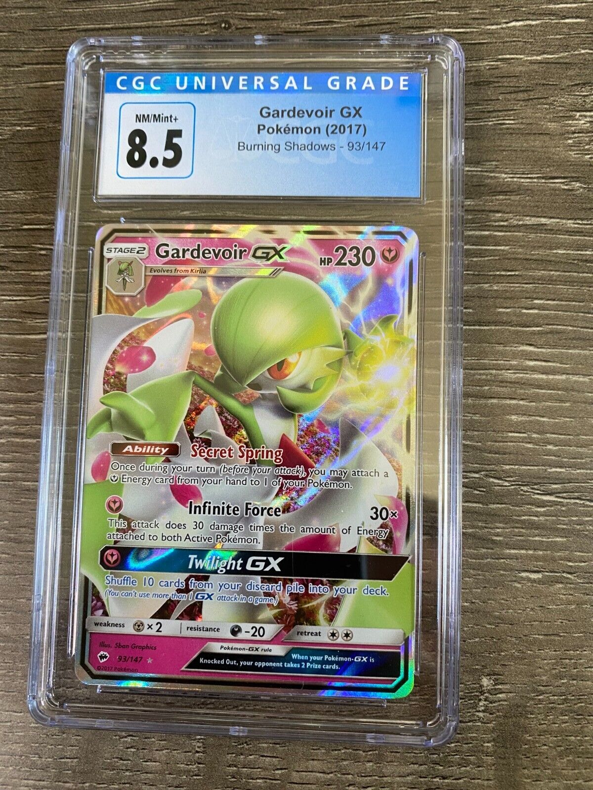 Gardevoir GX #93 PSA 10 [Burning Shadows]