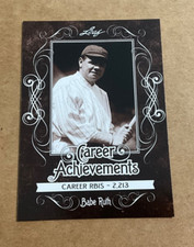 2016 Leaf Babe Ruth Career Achievements # CA-03 New York Yankees Baseball