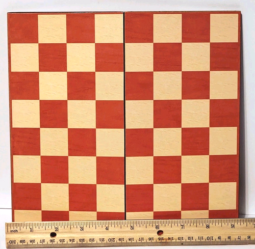 Chess & Checkers Staunton Style Wood Pieces Bookshelf Games - Cardinal Complete - Picture 7 of 10