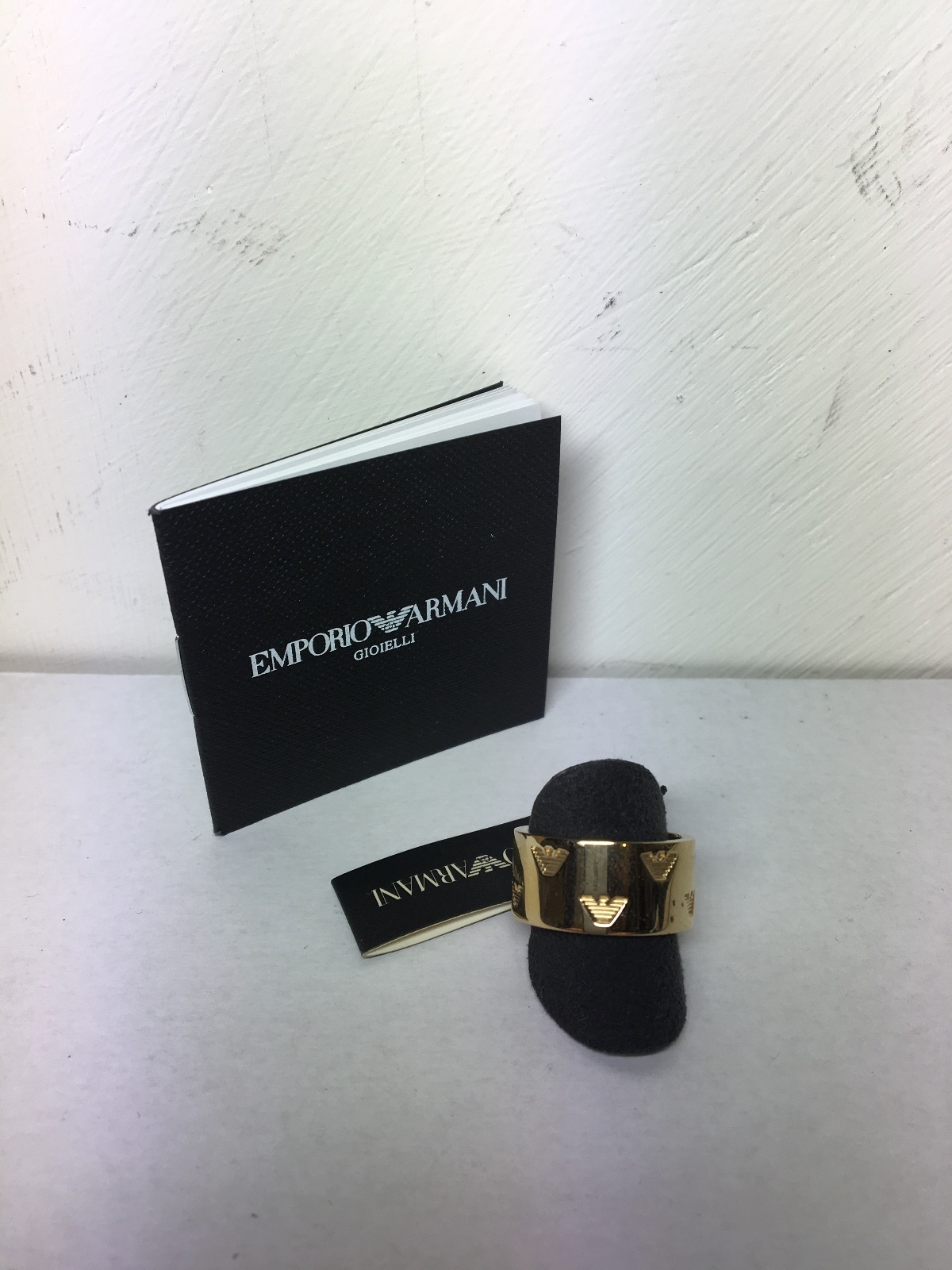 FEDINA EMPORIO ARMANI ""ARGENTO LAMINATO""  LOGO EG2287710504 N° 11-12  -NUOVO-