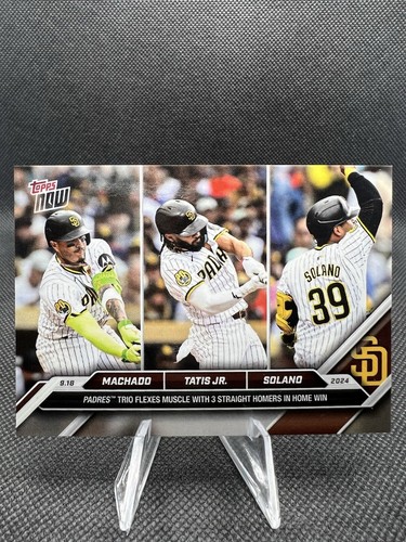 2024 Topps Now 718 TATIS JR. / MACHADO / SOLANO