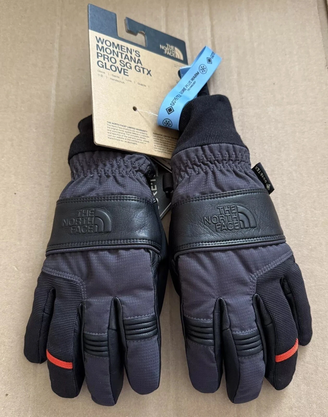 The North Face $130 Womens XS Montana Pro SG GORE-TEX Black Ski/Snowboard Gloves