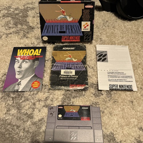 Prince Of Persia komplett in Box Super Nintendo SNES CIB mit Handbuch SCHNELLER VERSAND
