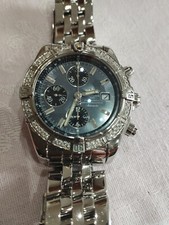 Breitling Chronograph Evolution A 13356 mit Diamantlünette