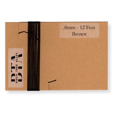 12 Ft Radio Dial Cord BRAIDED String .8mm 144" Vintage Tube Radio Tuner BROWN