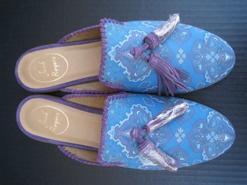 Jack Rogers Mules con nappe in tessuto da donna, taglia 9,5 M - Foto 6 di 12
