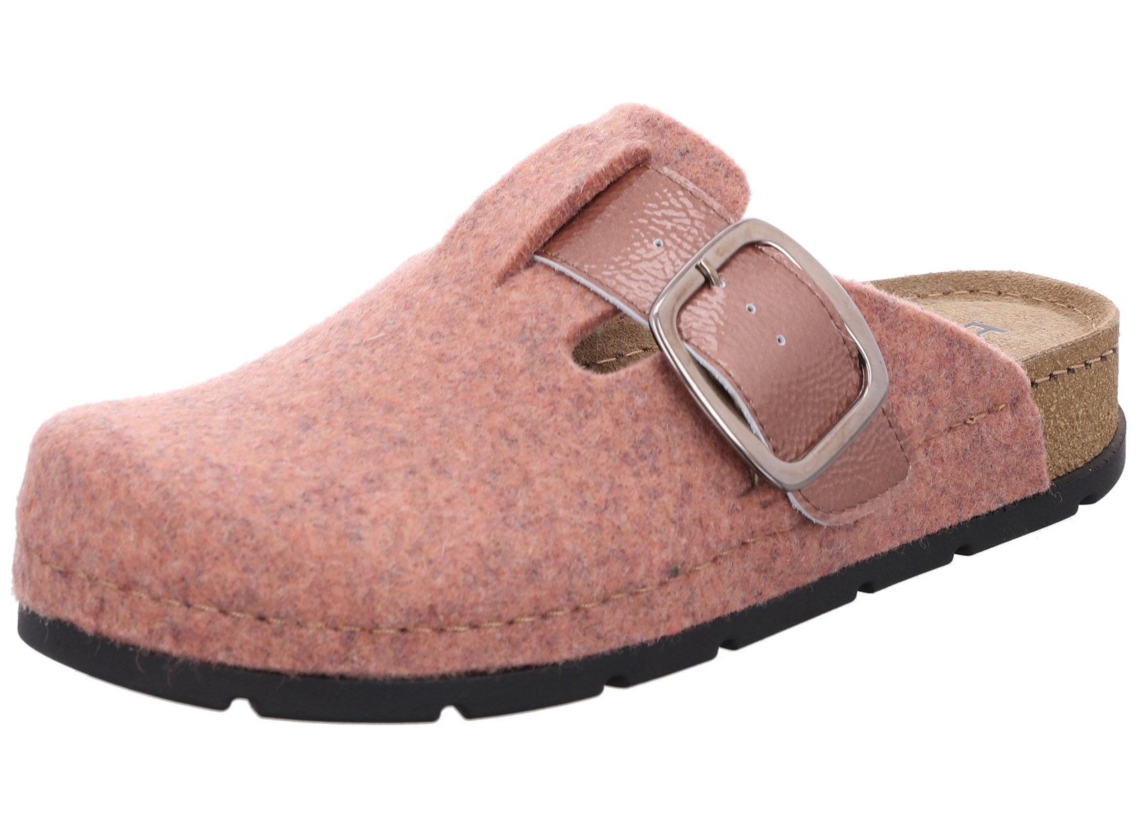 PANTOFOLA D’ORO Rohde Donna Pantofola Ciabatte Feltro Zoccolo Fibbia Memoryfußbett D. Soave 6012