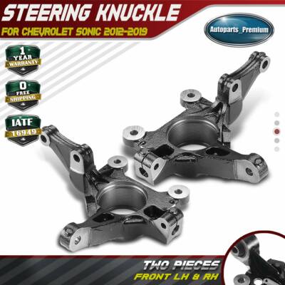 2x Steering Knuckles for Chevrolet Sonic 2012-2019 Front Left & Right Side