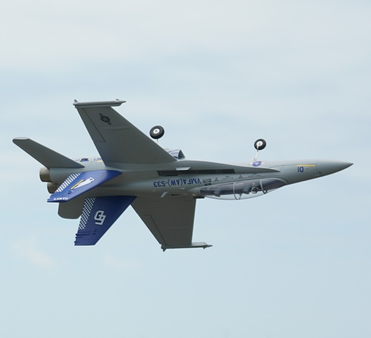 早い者勝ち❗ヘルパウイングス✨他&オマケ２機✨航空機ミニチュアモデル 12機 Xfly-Model F-18 Hornet Hawks Twin 40mm EDF Jet - Free