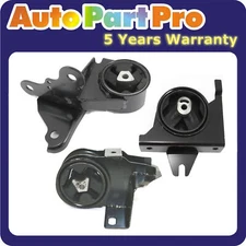 For Chrysler Dodge Plymouth 2.4L Engine Motor & Auto Transmission Mount Set 3PCS