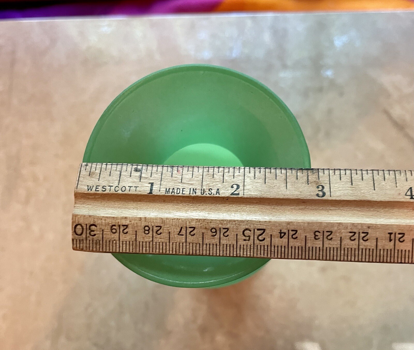 Frosted Satin Green Vase Art Deco eBay