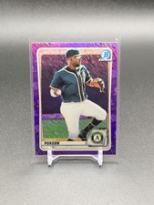 2020 Bowman Chrome Robert Puason Purple Shimmer Refractor | Oakland Athletics