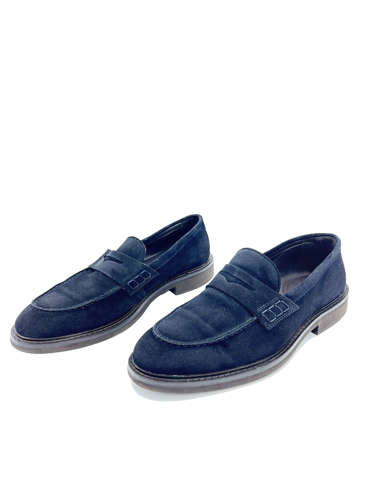 Massimo Dutti Mocasín Serraje Antifaz Negro Para Hombres T.43 US.9 UK.8