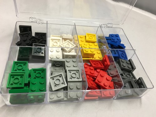 LEGO® - Plättchen 1x2 (200) o. 2x2 (150) in Sortierbox 3022 3023 versch. Farben - Picture 21 of 22