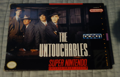 Super Nintendo SNES NTSC USA - THE UNTOUCHABLES - Originalverpackt mit Handbuch