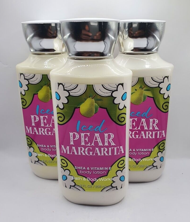 【 Margarita】Bath&bodyworks ボディクリーム BATH AND BODY WORKS ICED PEAR MARGARITA BODY LOTION 8 FL OZ (SET