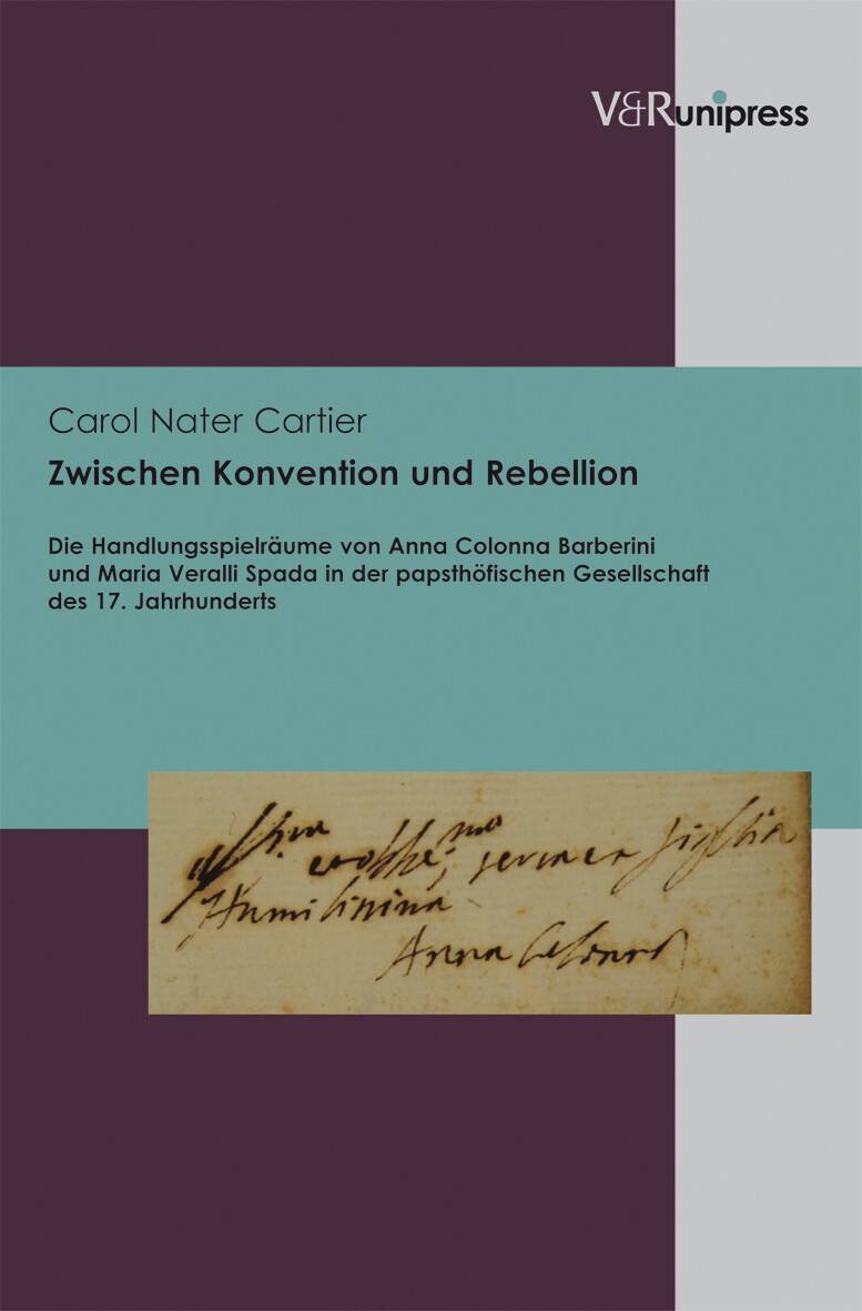 Carol Nater Cartier / Zwischen Konvention Und Rebellion