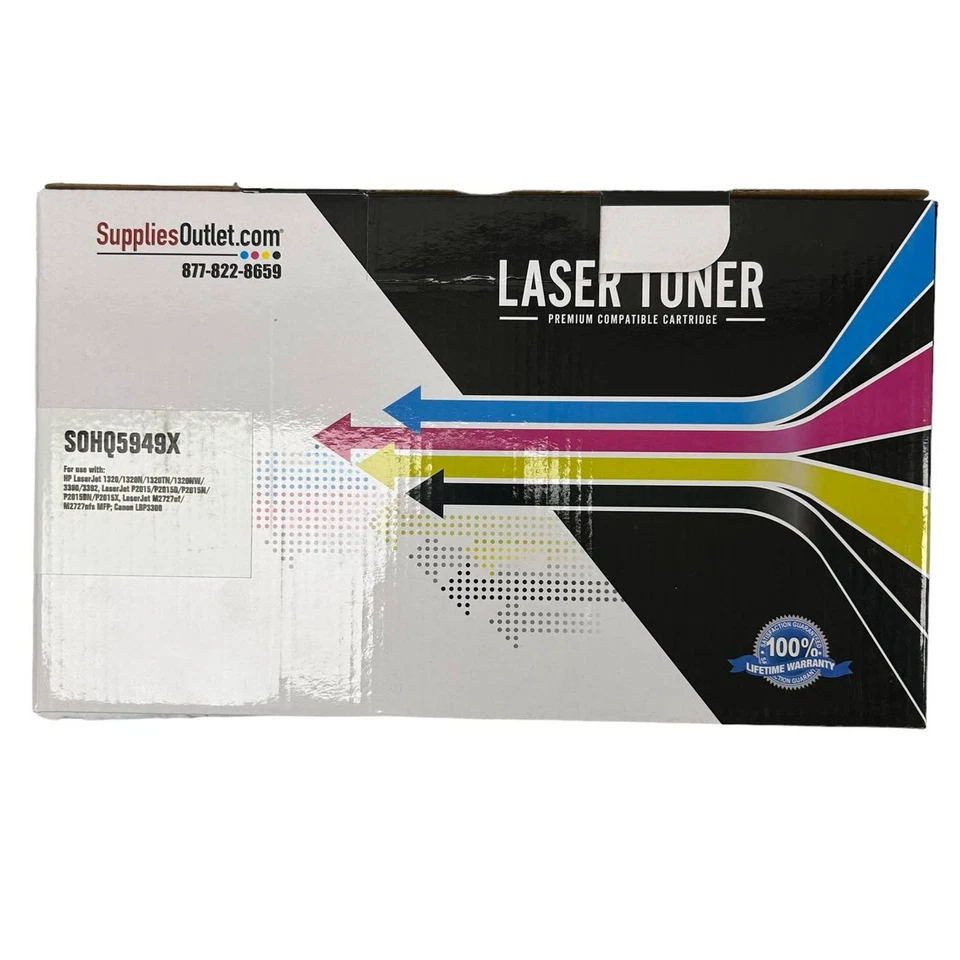 Supplies Outlet Laser Toner SOHQ5949X HP LaserJet Cartridge - Image 3 of 4