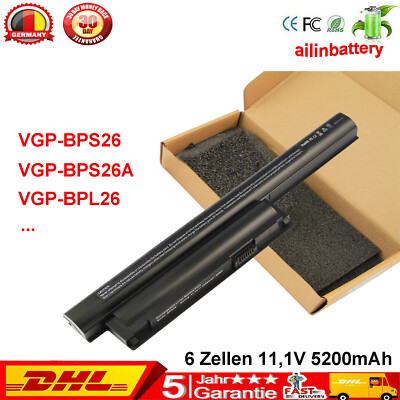 Akku für Sony Vaio VGP-BPS26A VGP-BPS26 VGP-BPL26 PCG-71811M PCG-71911M Laptop