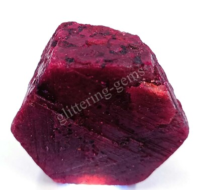 500.00 CT Natural Red Ruby Chakri Uncut Rough Dyed Certified Loose