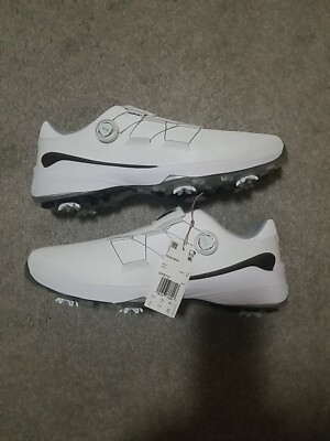 BRAND NEW Mens Adidas ZG23 BOA Golf Shoes White / Black / Silver Size 14 No Box
