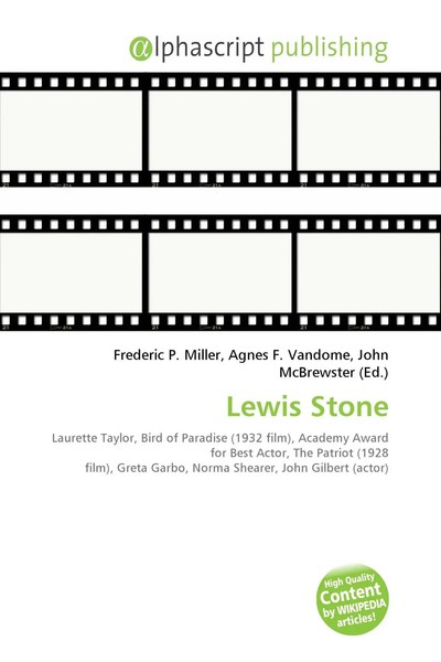 Frederic P. Miller (U. A.) | Lewis Stone | Taschenbuch | Englisch (2026)-image