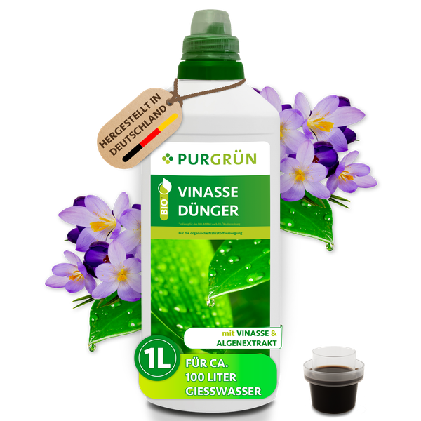 PurgrüN Bio Vinasse DüNger, Npk 4+1+7, Algenextrakt, 1 Liter-image