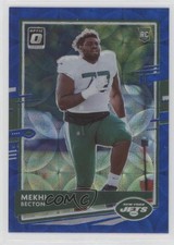 2020 Panini Donruss Optic Rookies Blue Scope Prizm Mekhi Becton #120 1f17