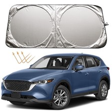 XHRING Windshield Sun Shade for Mazda CX5/CX-5 2013-2025 2026 CX30/CX-30 2020...